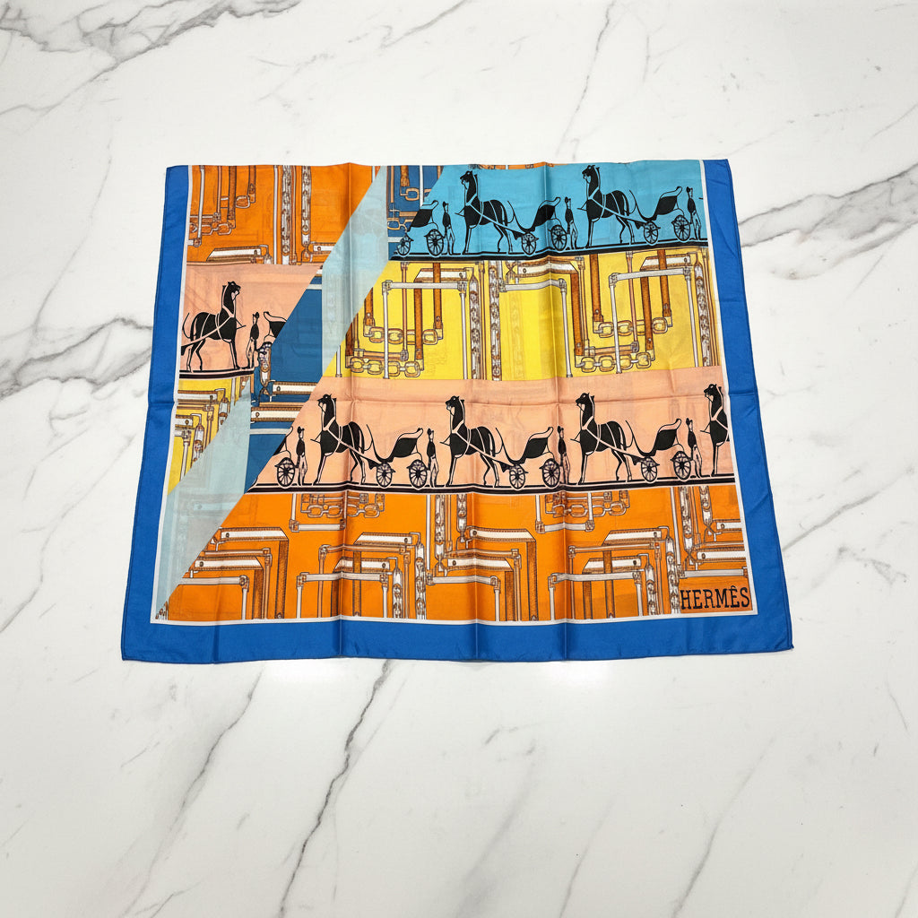 Hermes rectangles scarf