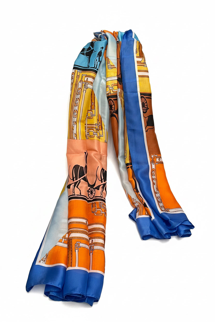 Hermes rectangles scarf