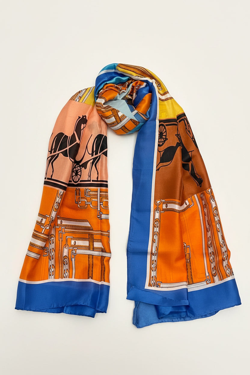 Hermes rectangles scarf